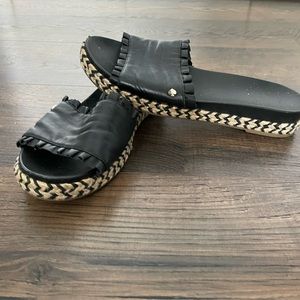 Kate spade espadrille slides